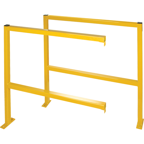 Perimeter Guards - Tubular Style, 48" W x 49-1/2" H, Yellow Par Equipment