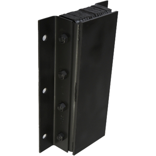 Laminated Dock Bumpers, Vertical, Rubber/Steel, 11" W x 4" D x 24" H Par Equipment
