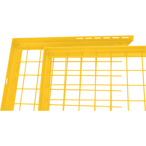 Wire Mesh Partition Components - Adjustable Filler Panels Par Equipment