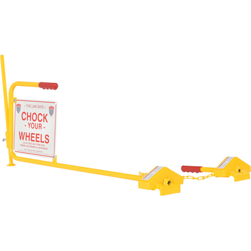 Single Rail Chock With Flag Rail Combo Par Equipment