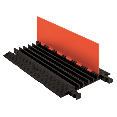 Guard Dog&reg; General Purpose Cable Protector, 5 Channels, 36" L x 19.75" W x 1.875" H Par Equipment