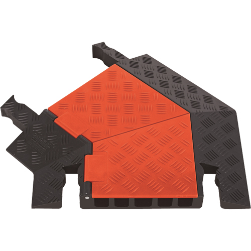 Protecteur de c&acirc;ble pour usage g&eacute;n&eacute;ral &agrave; 5 canaux Guard Dog, virage &agrave; gauche Par Equipment