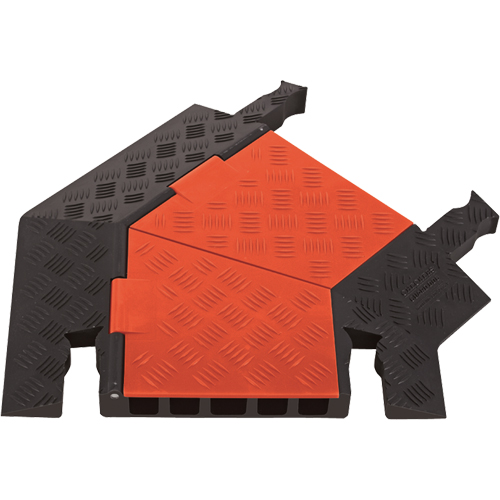 Guard Dog&reg; 5-Channel Heavy Duty Cable Protector - Right Turn Par Equipment