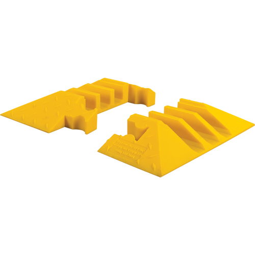 Yellow Jacket&reg; 3-Channel Heavy Duty Cable Protector - End Caps Par Equipment