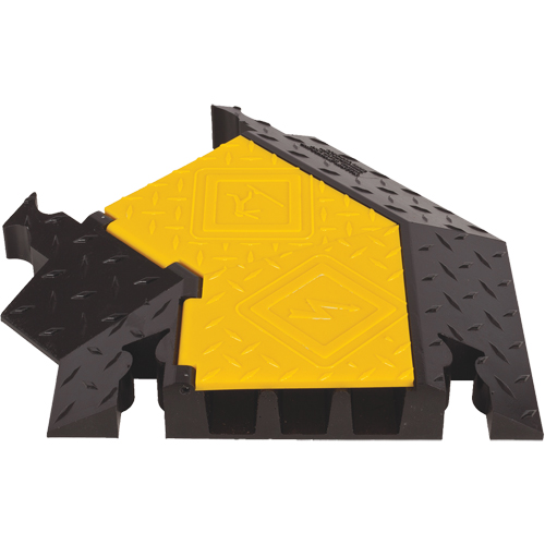 Yellow Jacket&reg; 3-Channel Heavy Duty Cable Protector - Left Turn Par Equipment