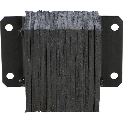 Laminated Dock Bumper, Horizontal, Rubber, 12" W x 6" D x 10" H Par Equipment