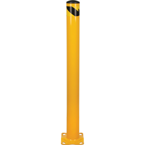 Bollard, Steel, 48" H x 4-1/2" W, Yellow Par Equipment
