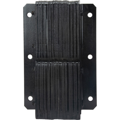 Butoirs de quai lamell&eacute;s, Vertical, Caoutchouc, 11" la x 4" p x 20" h Par Equipment