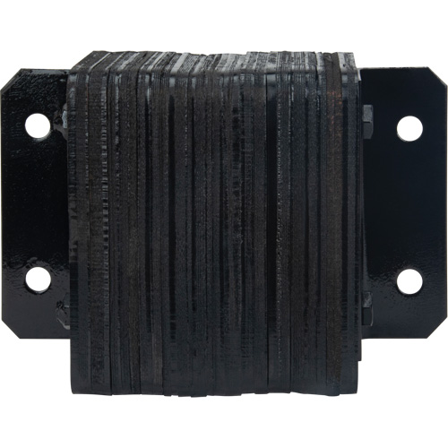 Butoirs de quai lamell&eacute;s, Horizontal, Caoutchouc, 12" la x 4" p x 10" h Par Equipment