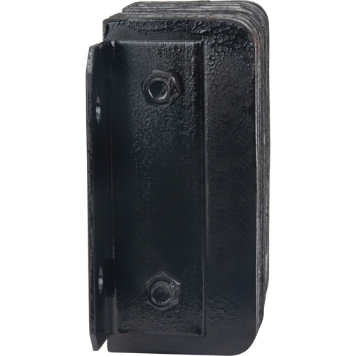 Butoirs de quai lamell&eacute;s, Horizontal, Caoutchouc, 12" la x 4" p x 10" h Par Equipment