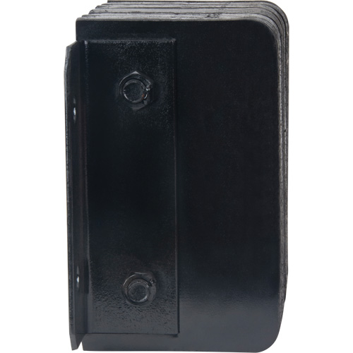 Laminated Dock Bumpers, Horizontal, Rubber, 12" W x 6" D x 10" H Par Equipment