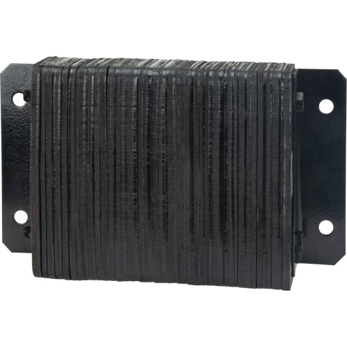 Butoirs de quai lamell&eacute;s, Horizontal, Caoutchouc, 18" la x 4" p x 12" h Par Equipment