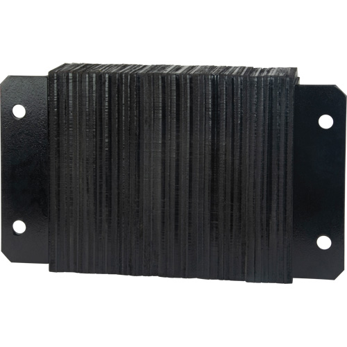 Butoirs de quai lamell&eacute;s, Horizontal, Caoutchouc, 18" la x 4" p x 12" h Par Equipment