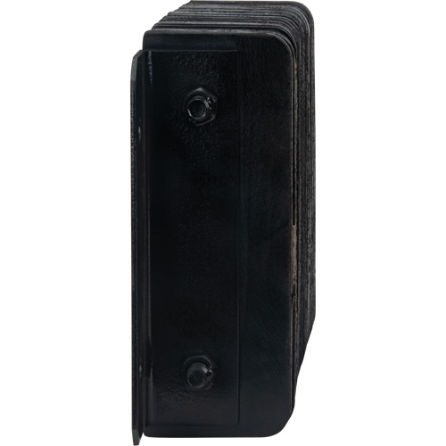 Butoirs de quai lamell&eacute;s, Horizontal, Caoutchouc, 18" la x 4" p x 12" h Par Equipment