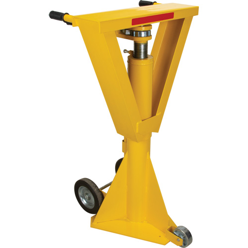 100,000 lbs. Static Capacity Ratchet Beam Trailer Jack, 20 tons Lift Capacity Par Equipment