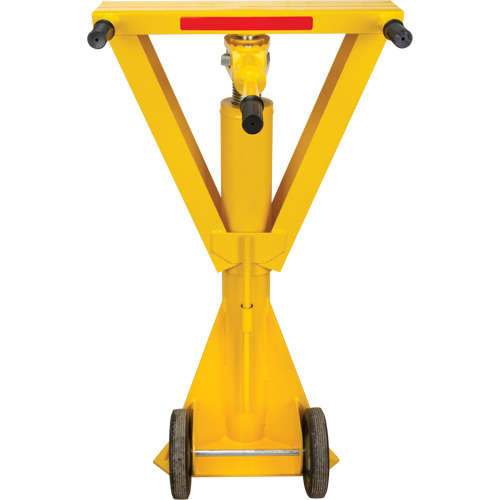 100,000 lbs. Static Capacity Ratchet Beam Trailer Jack, 20 tons Lift Capacity Par Equipment