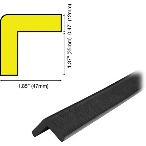Butoir de protection de coin mod&egrave;le H 5M Par Equipment