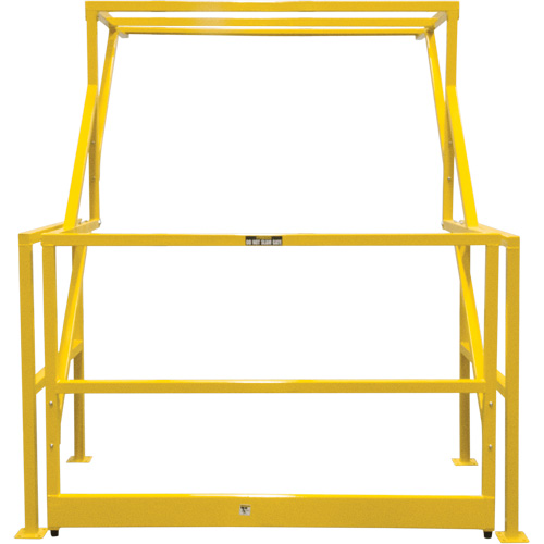 Mezzanine Safety Gate, 70" L x 77" H, 78" Raised, Yellow Par Equipment