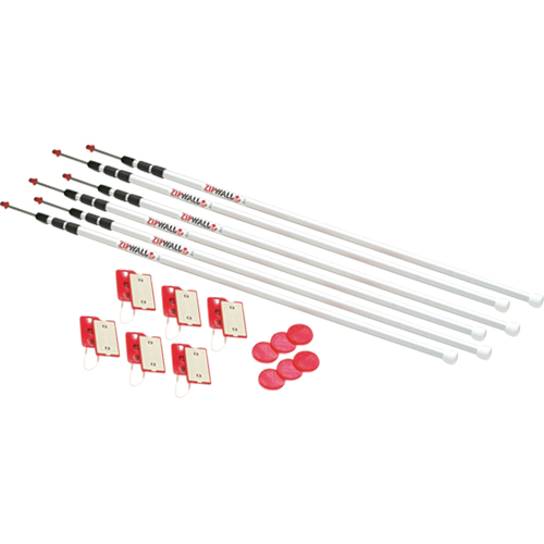 Zipwall&reg; Spring Loaded Pole Par Equipment
