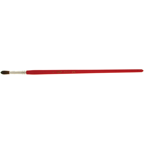 Pinceau de forme ronde pour marquage, Largeur de la brosse de 1/4", Soie de chameau, Manche &agrave; Bois Par Equipment
