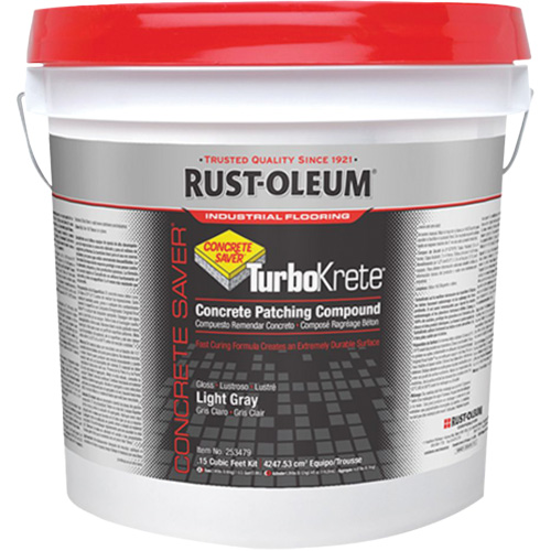 TurboKrete&reg; Concrete Patch Compound Kit, Grey Par Equipment