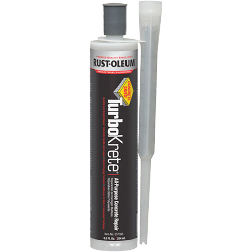Produit de r&eacute;paration tout usage &agrave; l'&eacute;poxy TurboKrete, Cartouche/Tube, Gris Par Equipment