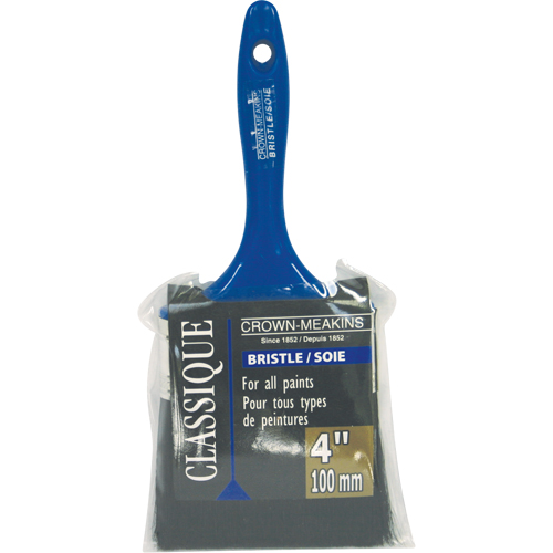 Pinceau classique, Soies, Manche Plastique, Largeur de 4" Par Equipment