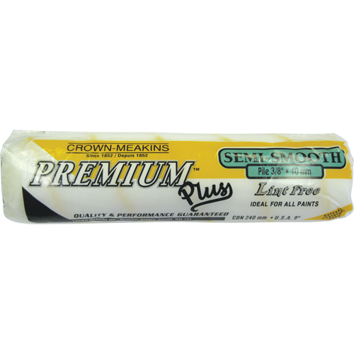 Professional Lint-Free Paint Roller Cover, 10 mm (3/8") Nap, 240 mm (9-1/2") L Par Equipment