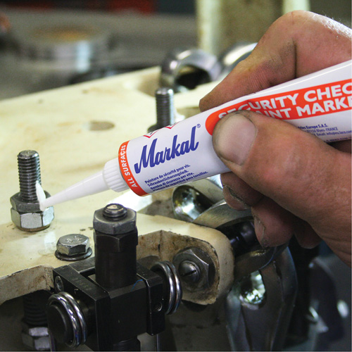 Marqueur de peinture de contr&ocirc;le de s&eacute;curit&eacute;, 1,7 oz, Tube, Orange Par Equipment