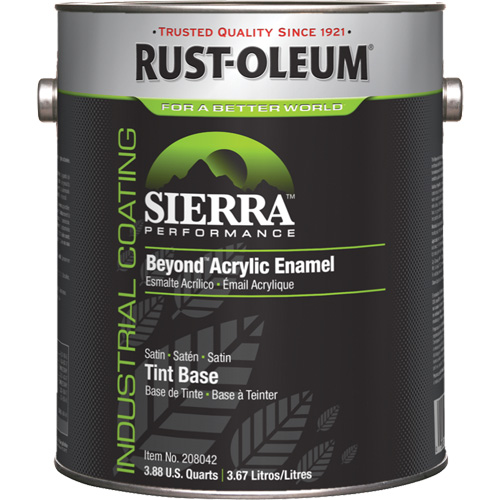 Sierra Performance Beyond Acrylic Enamel, Gallon, Tint Base Par Equipment