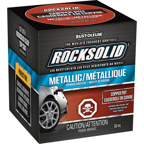 Additifs de poudre m&eacute;tallique RockSolid, 60 ml, Bouteille, Casserole en cuivre Par Equipment