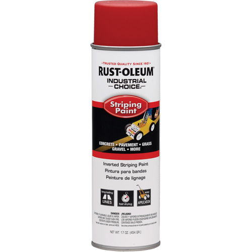 Peinture pour traçage de ligne &agrave; l'envers du syst&egrave;me S1600, Rouge, Canette a&eacute;rosol Par Equipment