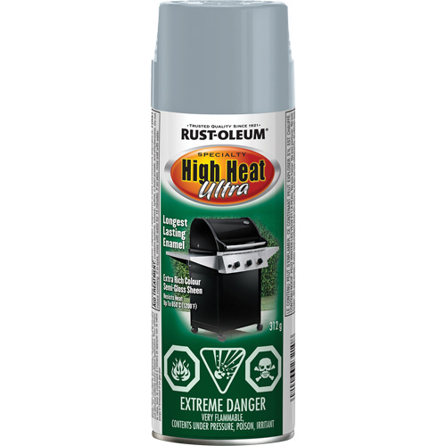 Peinture &eacute;mail en a&eacute;rosol haute temp&eacute;rature ultra Sp&eacute;cialit&eacute;, Canette a&eacute;rosol, Argent Par Equipment