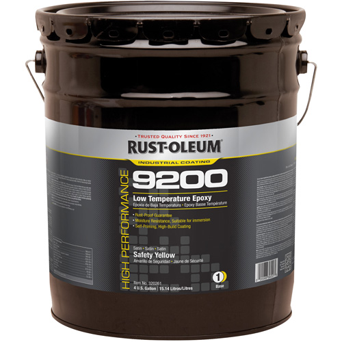 9200 System Low Temperature Epoxy Base, Safety Yellow, 4 gal., Pail Par Equipment