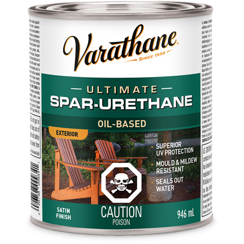 Varathane&reg; Diamond Wood Finish&reg; Coating, 946 ml, Clear, Satin Par Equipment