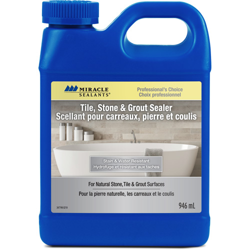 Scellant pour carreaux, pierres et coulis Miracle Sealants, Cruche Par Equipment