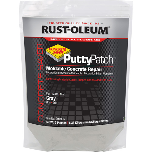 Concrete Saver Putty Patch Patching Material, Bag, Grey Par Equipment