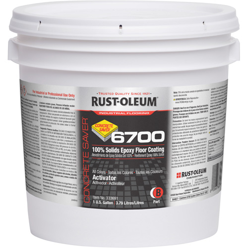 6700 System Extended Pot Life Floor Coating, 1 gal., Epoxy-Based, High-Gloss Par Equipment