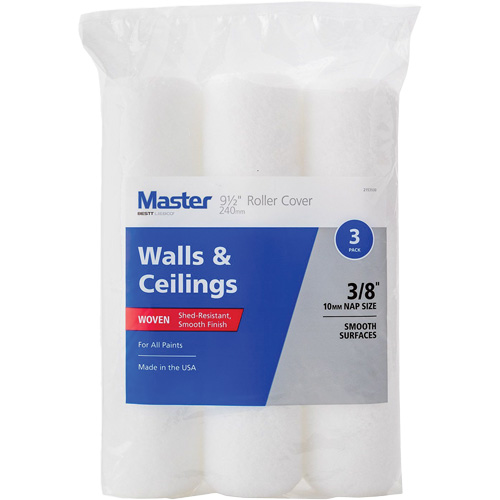Master Woven Roller Cover, 10 mm (3/8") Nap, 240 mm (9-1/2") L Par Equipment
