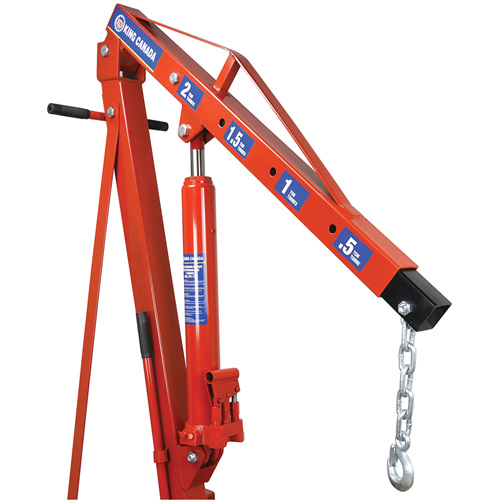 2-Ton Folding Shop Crane, 4000 lbs. (2 tons) Capacity Par Equipment