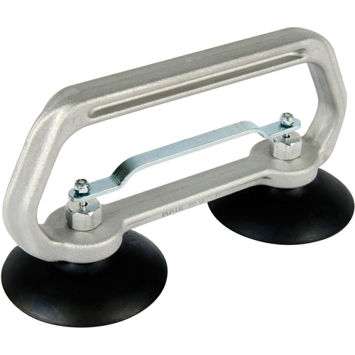 Vacuum Cups - Heavy-Duty Double Cup, 50 lbs. Capacity, 4", Pull-bar, 10" Handle Length Par Equipment