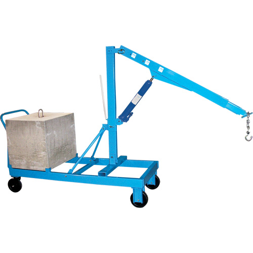 Potences de levage - Fl&egrave;che inverse, Lev&eacute;e 8', 3000 lb (1,5 tonne), 57" bras, 78" ha Par Equipment