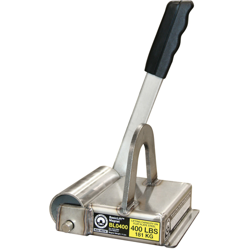 Basiclift Magnets, 400 lbs. (0.2 tons) Holding Cap., 7-1/2" L x 5-5/8" W x 5-1/2" H Par Equipment