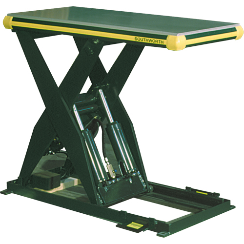 Hydraulic Backsaver Scissor Lift Table, Steel, 48" L x 36" W, 4000 lbs. Capacity Par Equipment