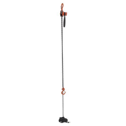 Mini Lever Hoist, 15' Lift, 500 lbs. (0.25 tons) Capacity, Steel Chain Par Equipment