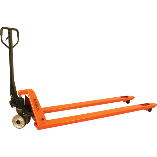 Long Fork Pallet Truck, 70" L x 27" W, 4400 lbs. Capacity Par Equipment