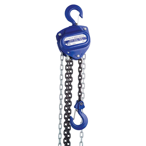 Chain Hoist, 10' Lift, 2000 lbs. (1 tons) Capacity, Load Chain Grade 80 Chain Par Equipment