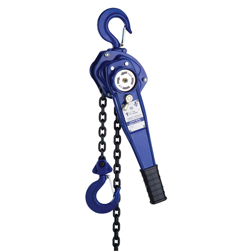 Lever Hoist, 5' Lift, 1500 lbs. (0.75 tons) Capacity, Grade 80 load chain Chain Par Equipment