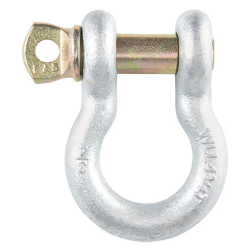 Screw Pin Anchor Shackle, 3/16", Screw Pin, Hot Dip Galvanized Par Equipment