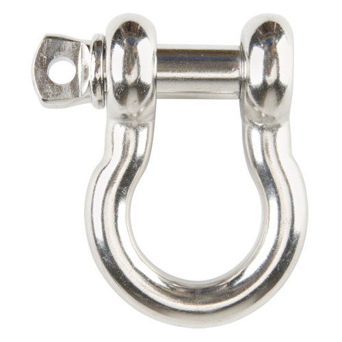Screw Pin Anchor Shackle, 3/16", Screw Pin, Stainless Steel Par Equipment